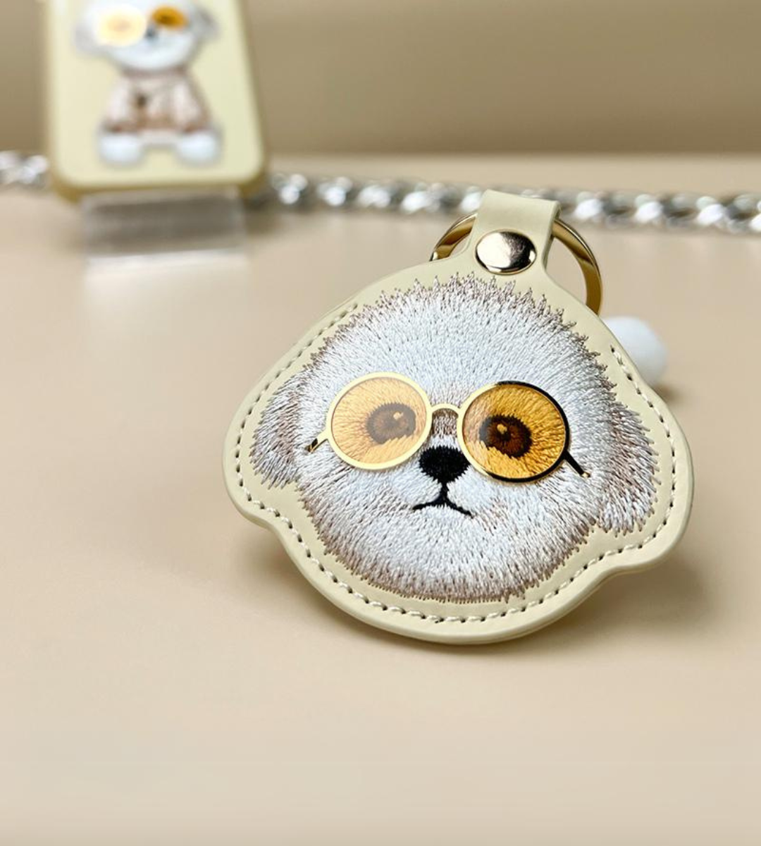 Nimmy Design - Charms Little Cute Dog Series KeyRing & Locator