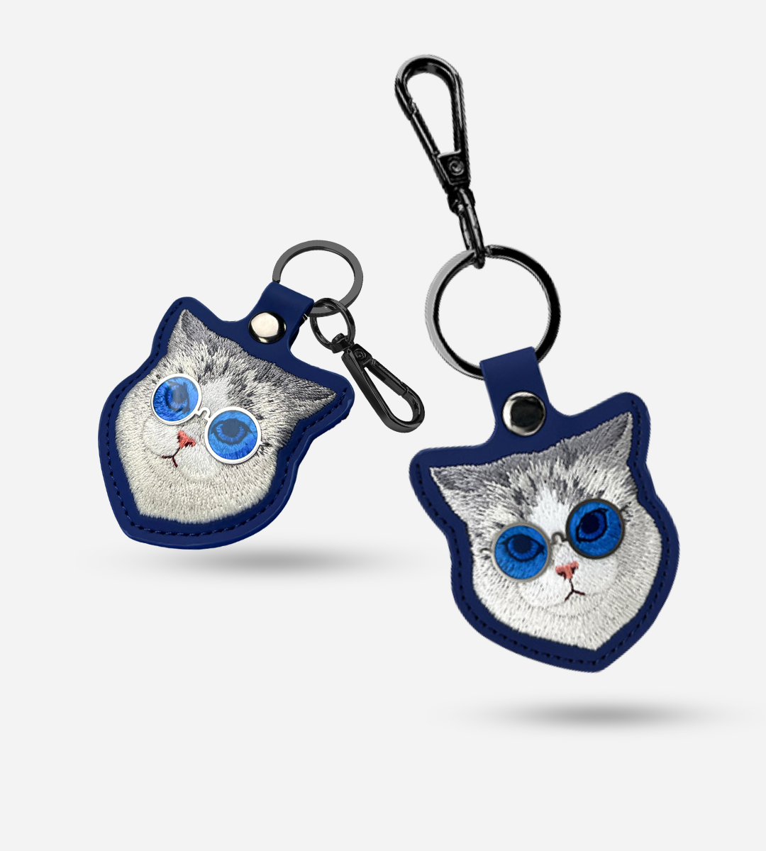 Nimmy Design - Cute Cat Charms Tall Rich And Handsome Keyring & Locator