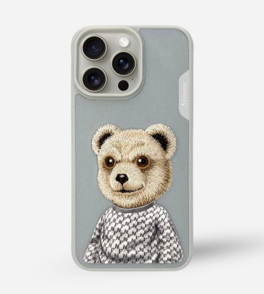 Nimmy Design Adorable Bear Series for iPhone 15 & 15 Pro Max 3D Case