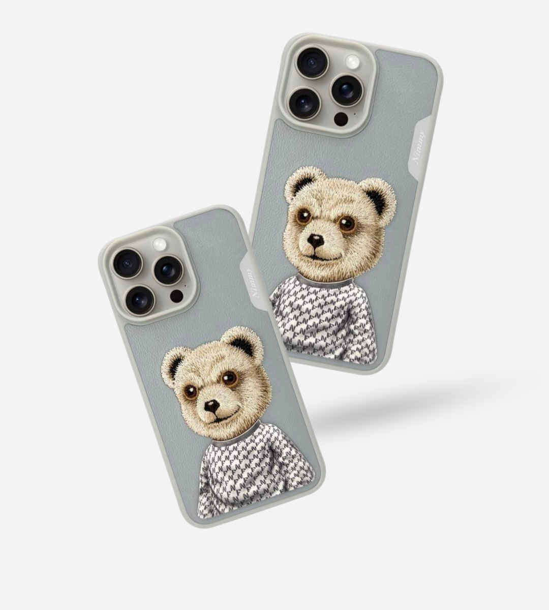 Nimmy Design Adorable Bear Series for iPhone 15 & 15 Pro Max 3D Case