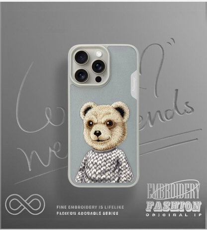 Nimmy Design Adorable Bear Series for iPhone 15 & 15 Pro Max 3D Case