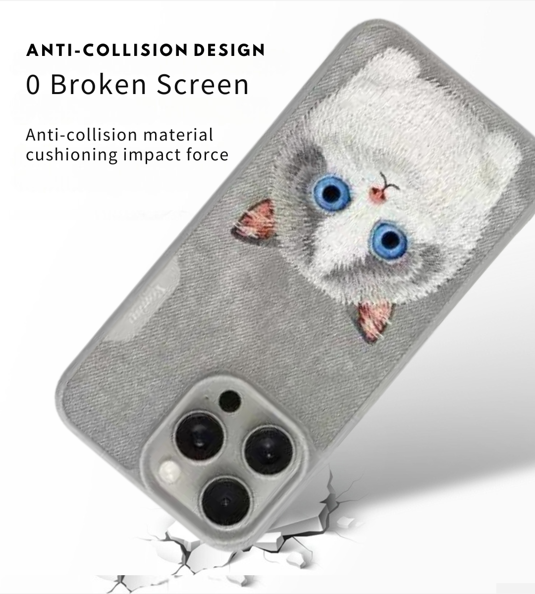 Nimmy Big-Eyed Cute Series for iPhone 15 & 15 Pro Max 3D Case