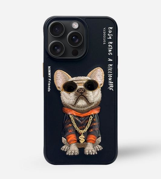 Nimmy Design Little Rich Tycoon for iPhone 15 & 15 Pro Max 3D Case