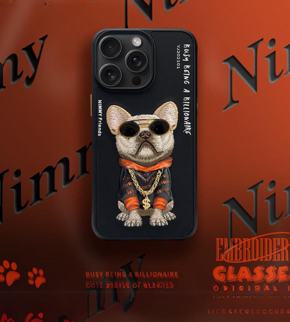 Nimmy Design Little Rich Tycoon for iPhone 15 & 15 Pro Max 3D Case