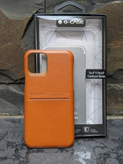 G-Case Card Cool Series Leather Case Apple iPhone 11 Pro Brown