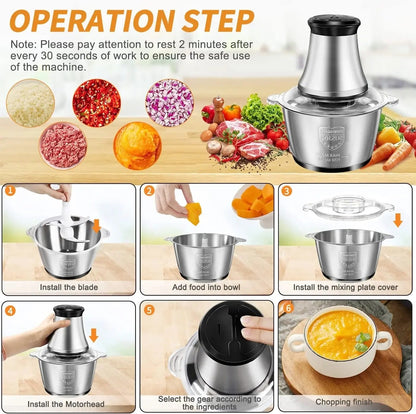 Electric Meat Grinder Stainless Steel